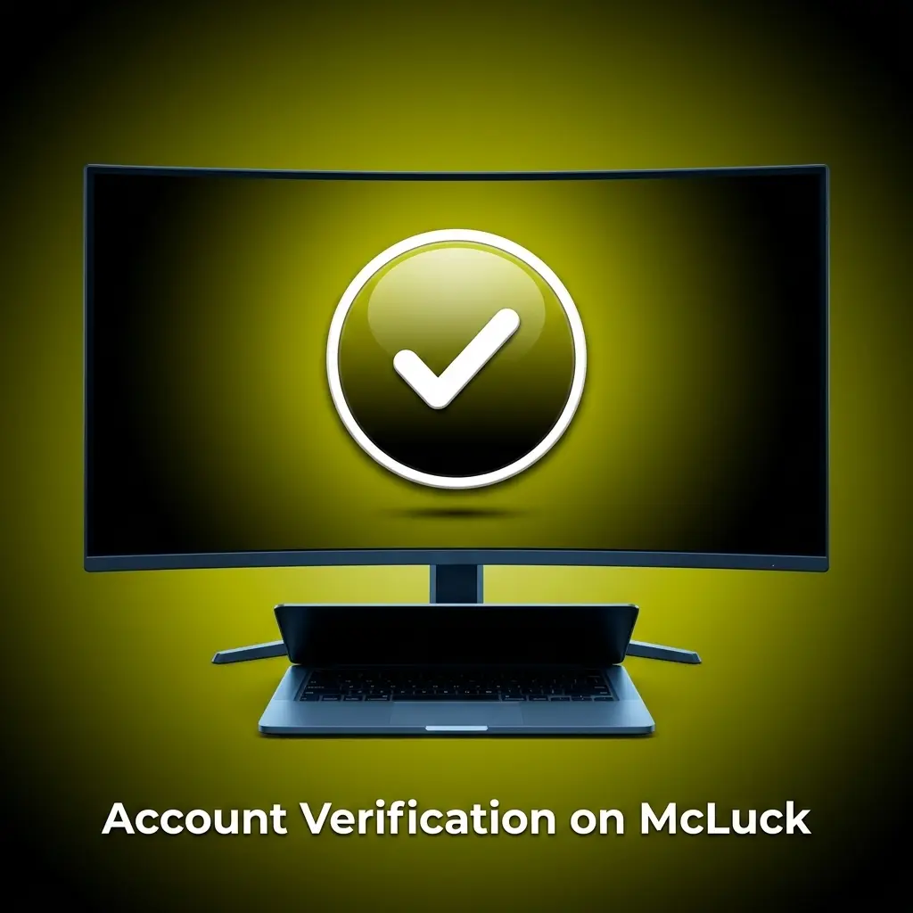 McLuck account verification steps showing ID upload process for Sweeps Coins prize redemption eligibility