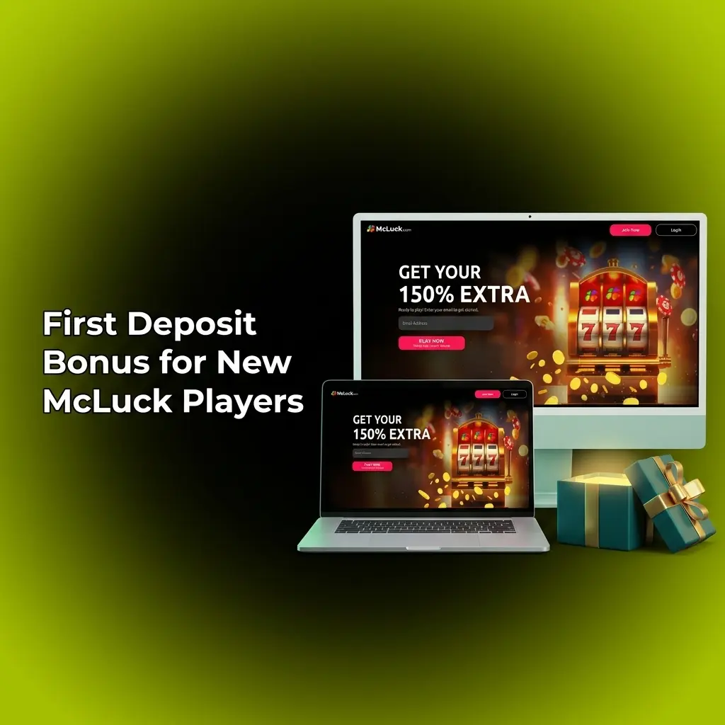 McLuck first deposit bonus offering GC 7,500 plus FREE SC 2.5 for new US players on their first Gold Coin purchase