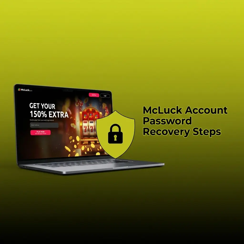 McLuck account password recovery steps showing how to reset your password via email to restore account access