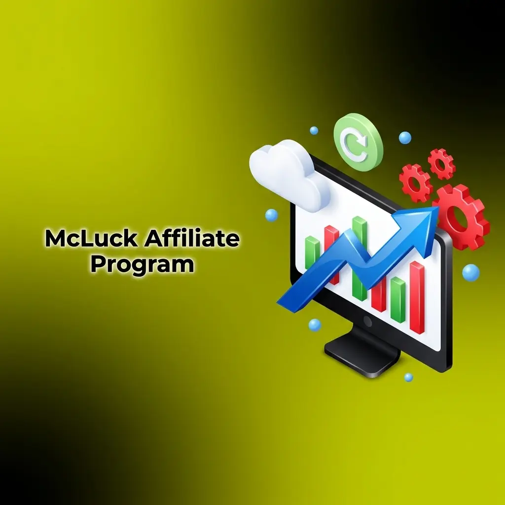 McLuck affiliate program dashboard showing tracking tools and revenue share options for US-based iGaming publishers