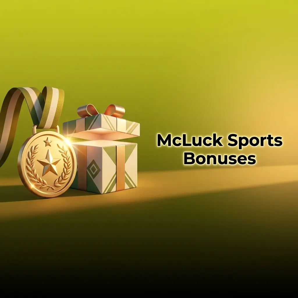McLuck Sports bonuses interface showing GC and SC wagering options for US players on major sports leagues