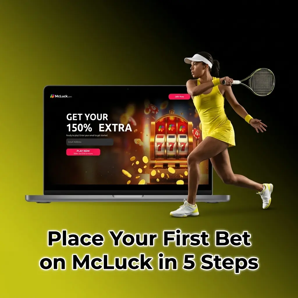 Step-by-step guide to placing your first sports bet on McLuck in 5 easy steps from registration to confirmation