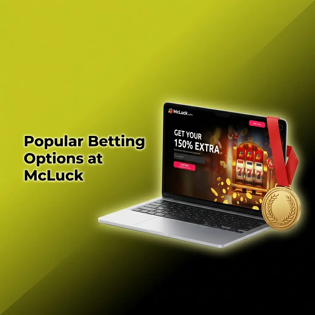 McLuck sportsbook betting options including pre-match, live in-play, and multi-event accumulator bet types