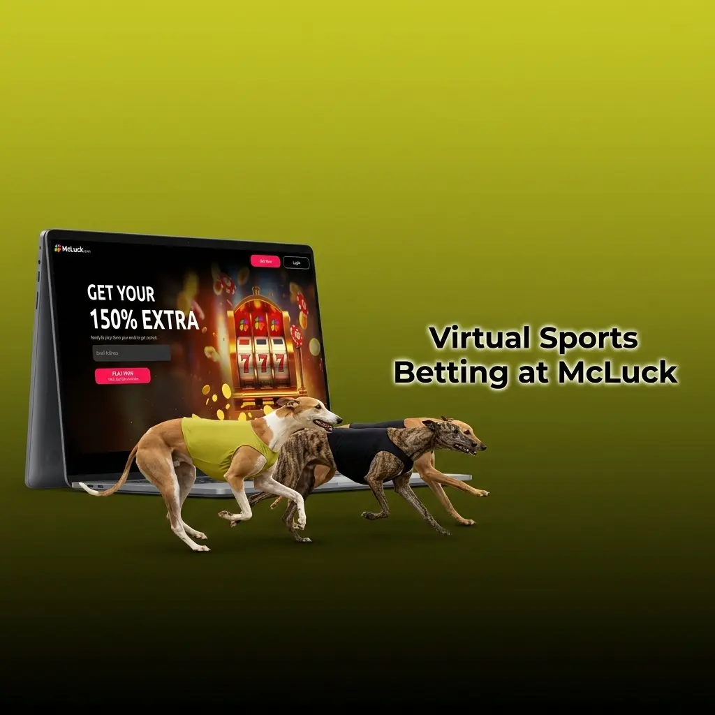 Virtual sports betting at McLuck featuring soccer, horse racing, basketball, and tennis powered by certified RNG technology